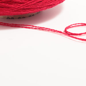 Superwash wool -Nordic Berry Red ノルディック・ベリーレッド-