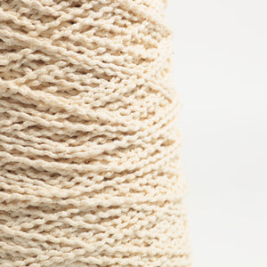 Cotton wavy yarn