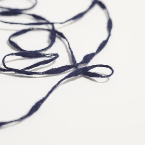 Cotton slub -Navy-