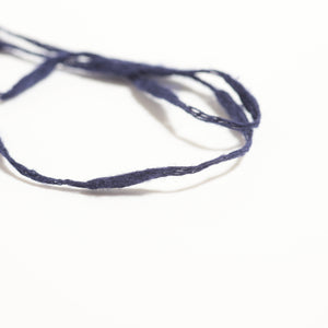 Cotton slub -Navy-