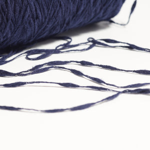 Cotton slub -Navy-