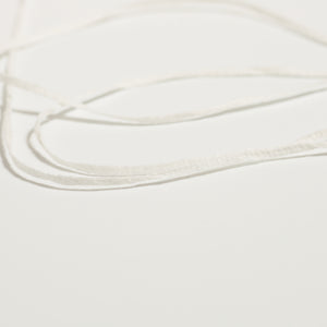 Cotton tape yarn -White-