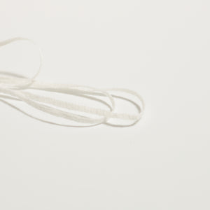 Cotton tape yarn -White-