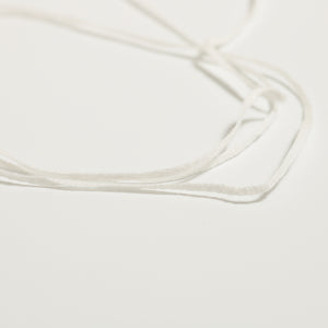Cotton tape yarn -White-