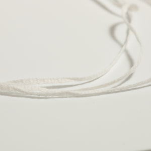 Cotton tape yarn -White-