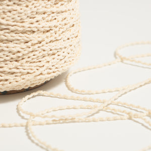 Cotton wavy yarn