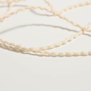 Cotton wavy yarn