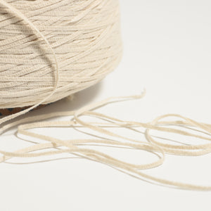Cotton tape yarn -Beige-
