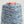 Cotton mix slub- Blue×white-