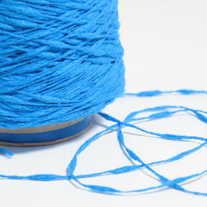 Cotton slub -Cyan-