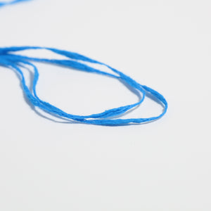 Cotton slub -Cyan-
