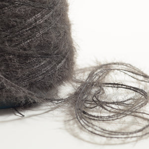 Shaggy yarn - Chacoal