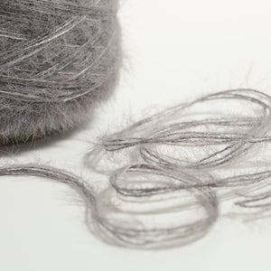 Shaggy yarn - Grey