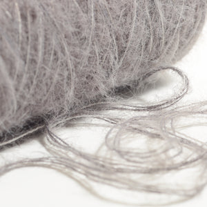 Shaggy yarn - Grey