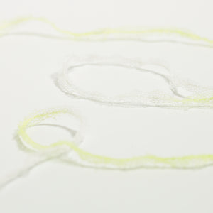 Tulle tape yarn -Lemon soda-