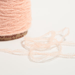 Tulle tape yarn -Milk pink