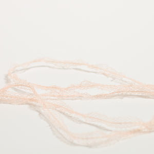 Tulle tape yarn -Milk pink