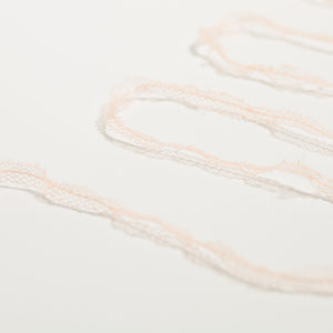 Tulle tape yarn -Milk pink