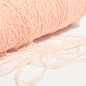 Tulle tape yarn -Milk pink