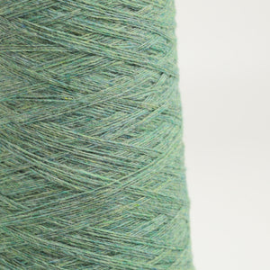 100g Lambswool mix グリーン＆ブルー（寒色）