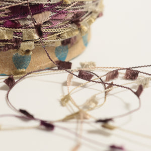 　Mini Flag yarn -プラム plum-