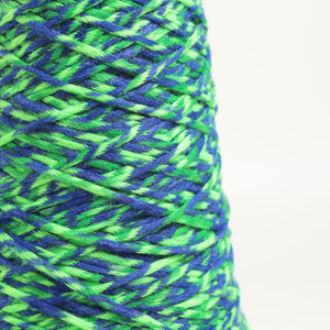 Covering yarn-Neon green & Navy -