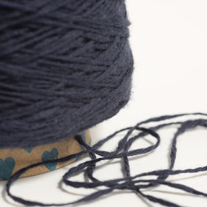 Wavy Cotton 100 -Navy-