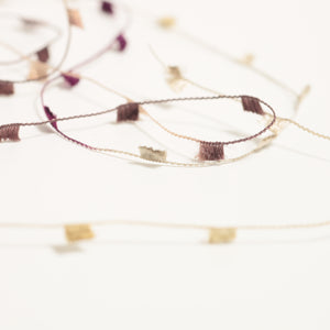 　Mini Flag yarn -プラム plum-