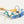 　Lace mini ribbon yarn - ブルーオレンジ Blue & Orange-