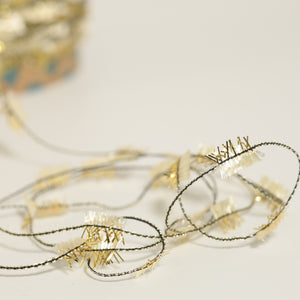 Metallic butterfly yarn -Gold-