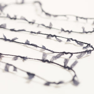 Ribbon yarn -ネイビー navy-