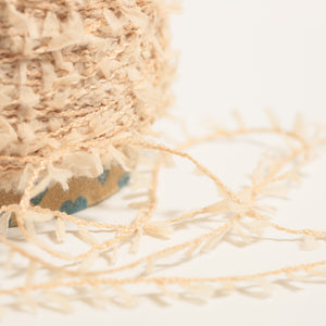 Ribbon yarn -ベージュ beige-