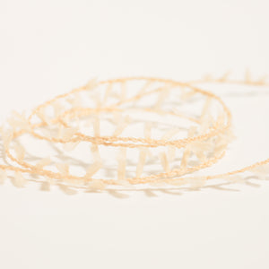 Ribbon yarn -ベージュ beige-