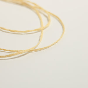 Cotton Lily  -Soft Mustard-