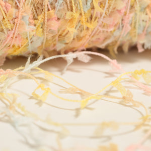 Ribbon yarn -パステルミックス pastel mix-