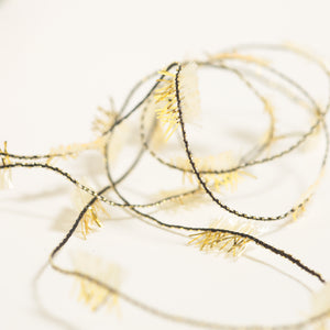 Metallic butterfly yarn -Gold-