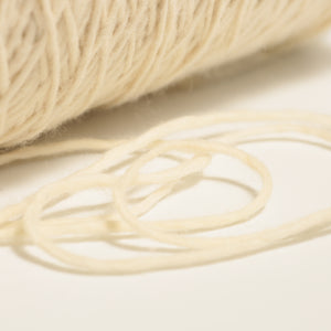 500g Roving wool オフホワイト