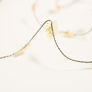 Metallic butterfly yarn -Gold-