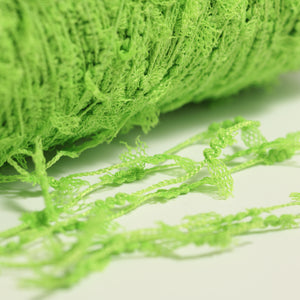 　Lace mini ribbon yarn - フレッシュグリーン Fresh green-