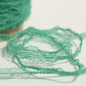 Tulle tape yarn -エメラルド emerald-