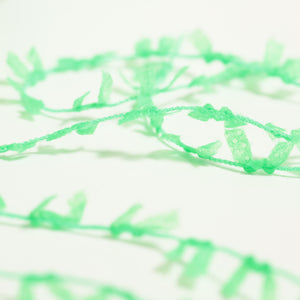 Ribbon yarn -ビビッドグリーンvivid green-