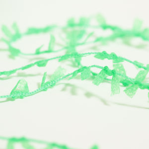 Ribbon yarn -ビビッドグリーンvivid green-