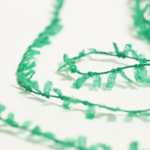 Ribbon yarn -グリーン Green-