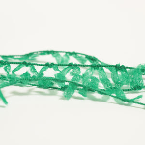 Ribbon yarn -グリーン Green-
