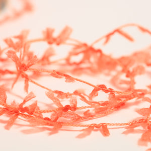Ribbon yarn -ビビッドグコーラルレッド vivid coral red-