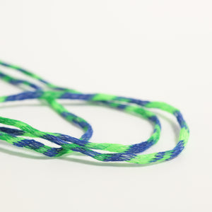 Covering yarn-Neon green & Navy -