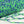 Covering yarn-Neon green & Navy -
