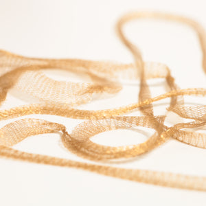 Sheer flat lily yarn -ミルクチョコ milk chocolate-