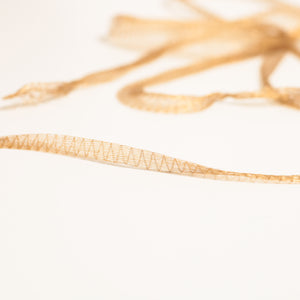 Sheer flat lily yarn -ミルクチョコ milk chocolate-