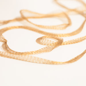 Sheer flat lily yarn -ミルクチョコ milk chocolate-